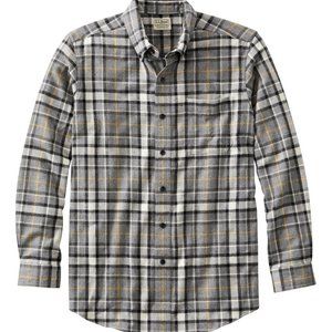 L.L. Bean Flannel Shirt, Slightly Fitted